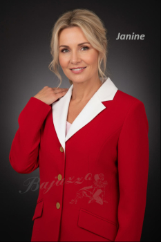 Rotes Damenornat Gr. 46 Sonderangebot